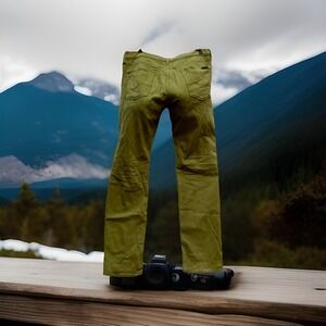 New 7 Seven For All Mankind Jeans Forest Green Women's sz‎ 36 Mid-rise New